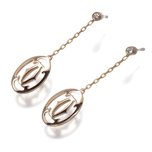 Auth cartier earrings diamond - auth,