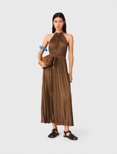 BNWT Maje Pleated Maxi Dress