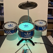 Adidas Multifunction LED Remote Controlled Drum Kit Excellent Condition.UNIQUE  