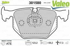 REAR BRAKE PADS SET LEFT & RIGHT SIDE 301580 VALEO I