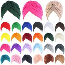Ladies Turban Band Hat Cap Hijab Headwear Wrap Hair Loss Chemo Headwrap Bandana