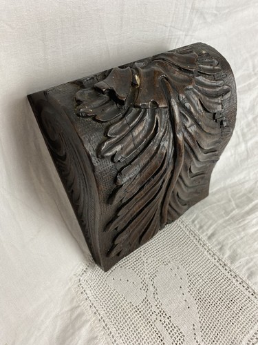 Large antique c19th - antique, carved
