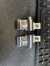 Classic Mini MK1 Chrome Sliding Window Catch pair