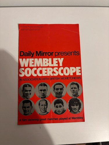 Vintage wembley soccer - wembley,