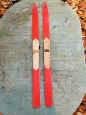 Vintage Wooden Kids Skis