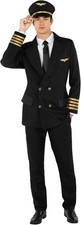 Men`s Black Pilot Costume &