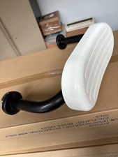 DOC M Toilet Backrest Grab Rail For Disabled Aid Bathroom Black Finish 