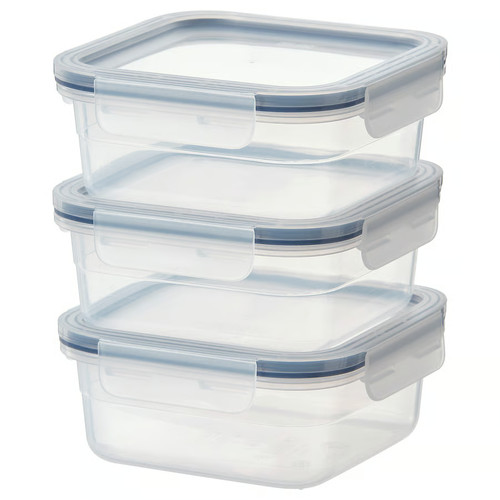 Ikea food storage - 3x,