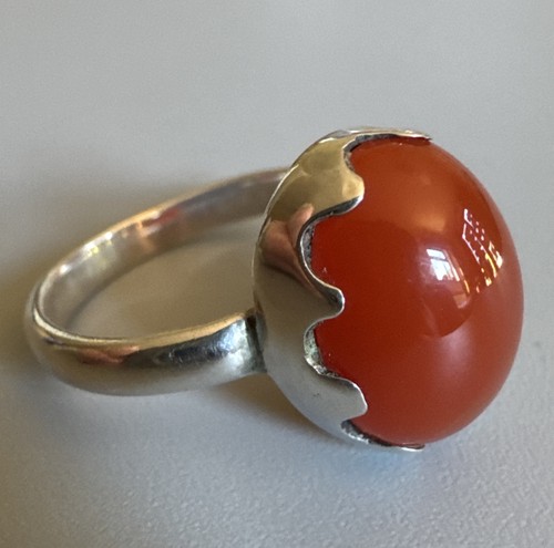 Sterling silver vintage oval - sterling,