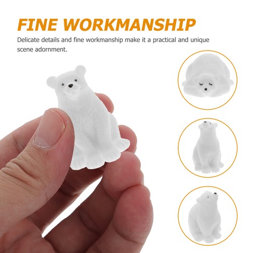 Pcs resin bear miniature - 5,