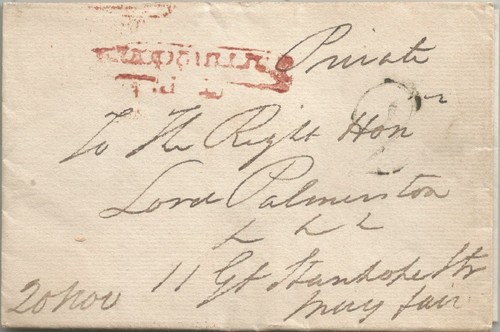 1836 letter the - the, right