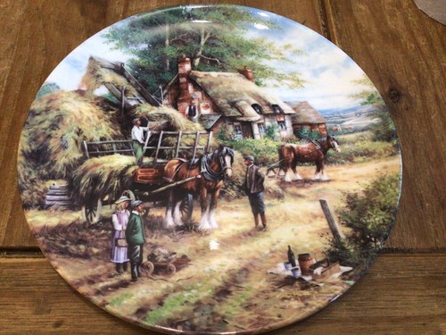 Wedgewood making the hay rick - making,