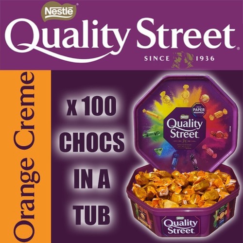 100 orange creme - in, tub