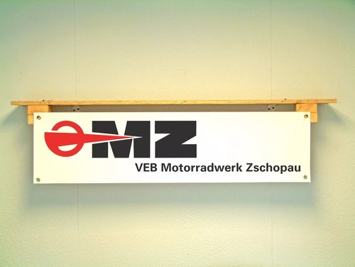 Motorcycle banner garage - mz,