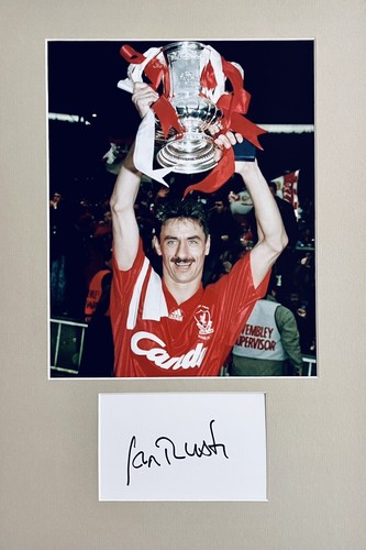 Ian rush hand signed - rush,