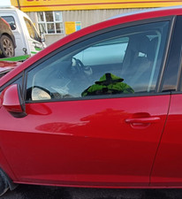 2017 SEAT IBIZA MK4 PASSENGER SIDE FRONT DOOR - EMOCION RED