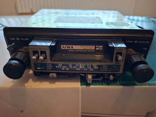 Vintage car radio cassette - car,