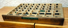 Vintage small wooden printers