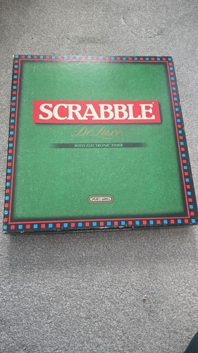 Scrabble deluxe board game - scrabble,
