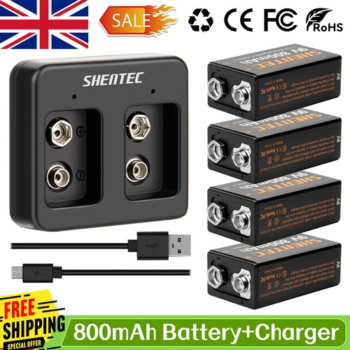 Battery charger usb - 9v,