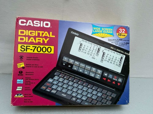 Casio digital diary 7000 - digital, sf-7000