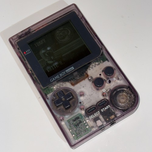 Nintendo gameboy pocket clear - gameboy,