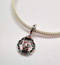 ?Cute Christmas Reindeer Reef Dangle Charm Pendant Bracelet Silver Gift?