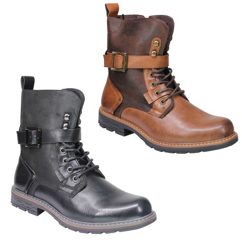 Mens retro biker boots - mens,