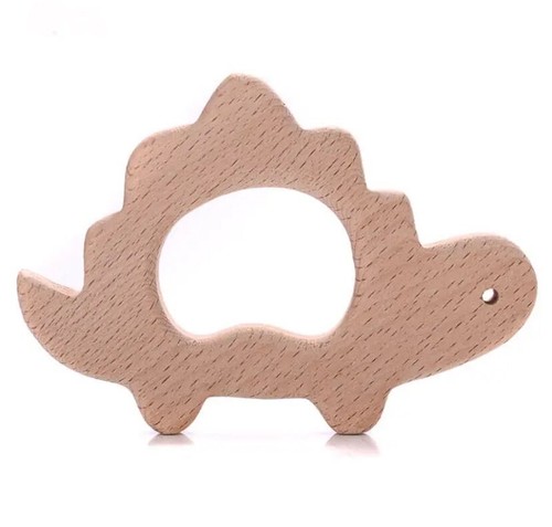 Wooden beech teether ring - beech,