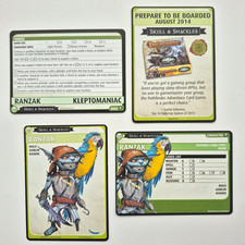 Skull And Shackles Pathfinder Adventure Card Game Ranzak Promo Pack