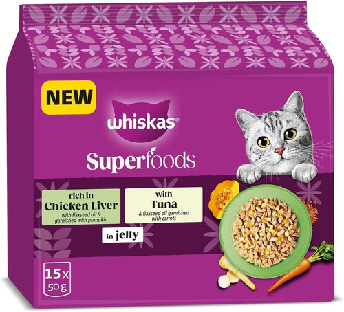 Whiskas superfoods adult wet - superfoods,