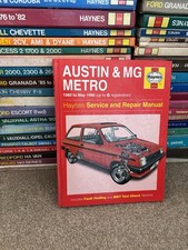 Haynes Owners Workshop Manual  - Austin & MG Metro (1980-1990)