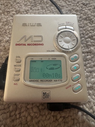 Aiwa f70 minidisc player - am-f70,
