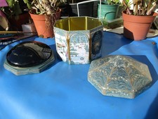 Marks & Spencer Snowy Christmas Musical Biscuit Tin with Lights Projector  Empty