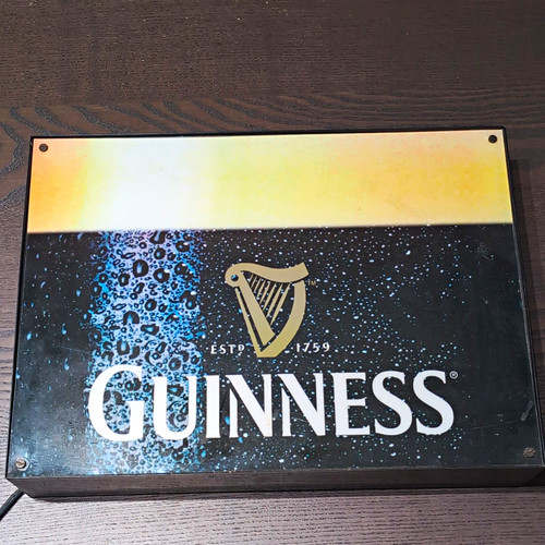 Guinness lighted beer bar sign - beer,