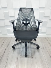 HERMAN MILLER SAYL Chair in Black with White Spine Lumbar Support FREE DELIVERY*