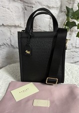 ?RADLEY BNWOT Alba Place Ladies Mini Tote Handbag With Detachable Strap, Black