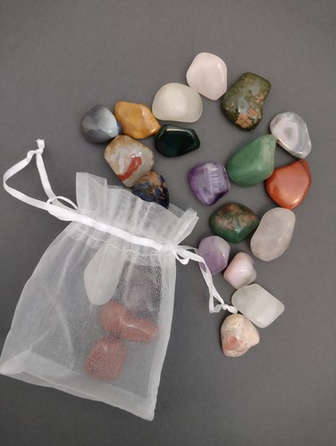 Mixed tumbled stones - mixed,