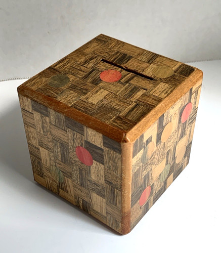 Antique dice puzzle - dice, coin