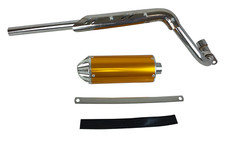 Gold Muffler Exhaust Pipe