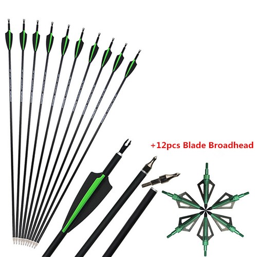 12x carbon arrow archery - arrow, 30''