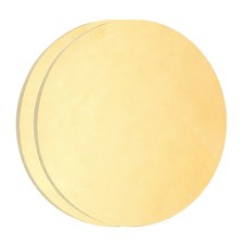 2pcs brass round plate - brass,