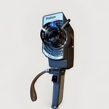 Vintage Feature 8 Automatic Reflex Zoom Double 8mm Cine Film Camera W bag 1950s