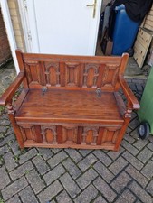 Old Charm Monks Bench