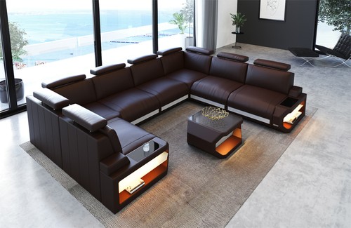 Sofa living area leather sofa