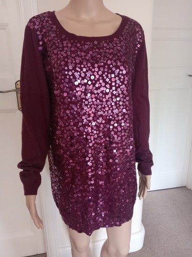 Twiggy ladies sequin - m&s, x