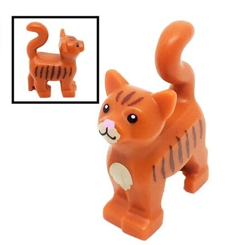 Lego ginger tabby - lego, cat
