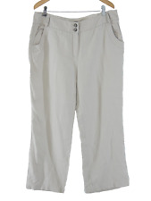 MATALAN - SOON - UK18 - BEIGE CROPPED TROUSERS - WOMENS