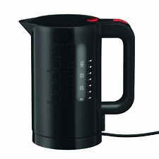 Bodum Bistro Electric Water Kettle, 1.0 Litre, 1300 Watt, Black, 11452-01UK