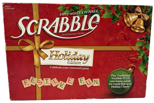 Scrabble holiday edition - scrabble, board